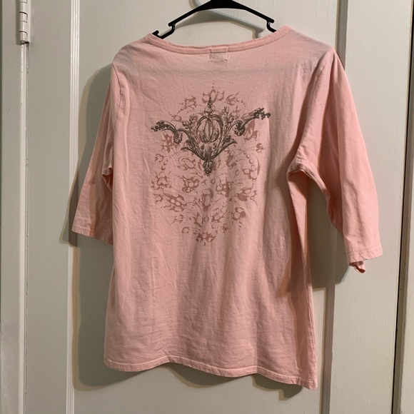 5/$25 Pink One World 3/4 sleeve XL - Picture 4 of 6